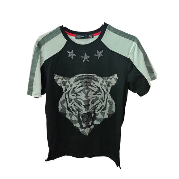Hudson Outerwear T-shirt Men's Small Rhinestone Tiger - Picture 1 of 7